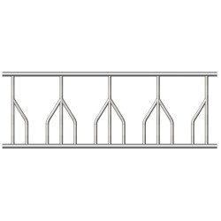 Gate feed panel for RDTLS II hay rack