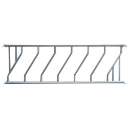 Diagonal feed panel - 3 m/6 spaces