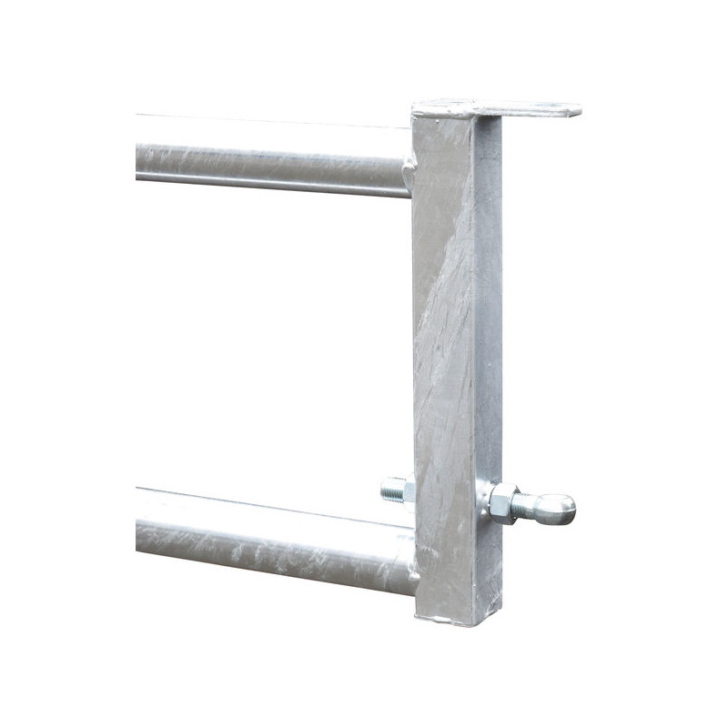 Extendable 2-rail feed panel - 2/3 m