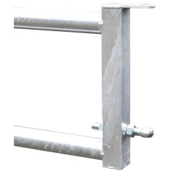 Extendable 2-rail feed panel - 3/4 m