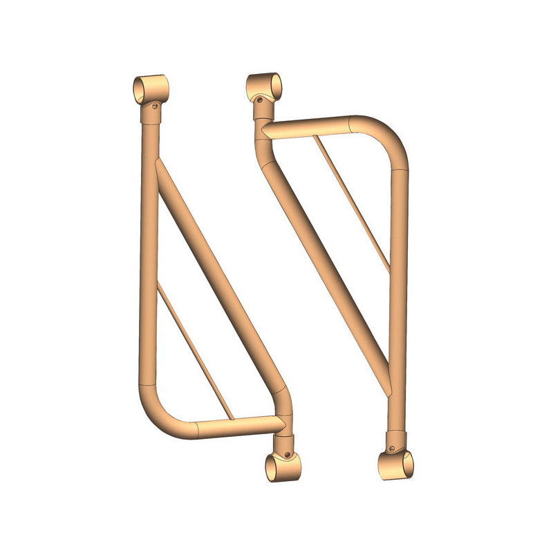 Start or end ends for diagonal feed panels in kit form Start or end ends for diagonal feed panels in kit form