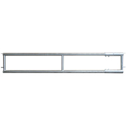 2-rail (Ø 76 mm) feed panel - 4 m