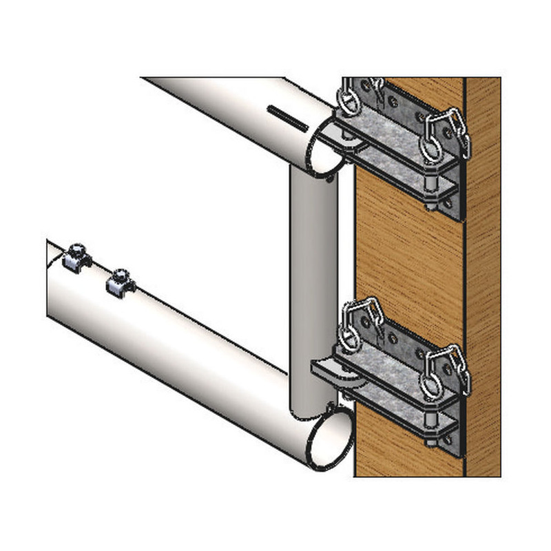 2-rail (Ø 76 mm) feed panel - 4 m 2-rail (Ø 76 mm) feed panel - 4 m