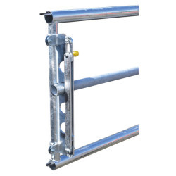 3-rail (Ø 76 mm) feed panel - 4 m à fermeture rapide