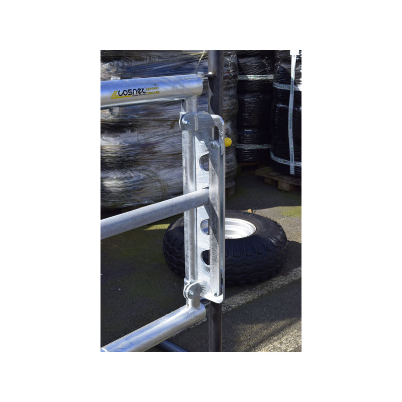 3-rail (Ø 76 mm) feed panel - 4 m à fermeture rapide