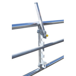 3-rail (Ø 76 mm) feed panel - 4 m à fermeture rapide