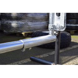 3-rail (Ø 76 mm) feed panel - 4 m à fermeture rapide