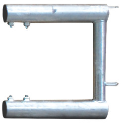 End for 2-rail feed panel - Ø 76 mm