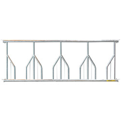Tombstone feed panel - 3 m/4 spaces