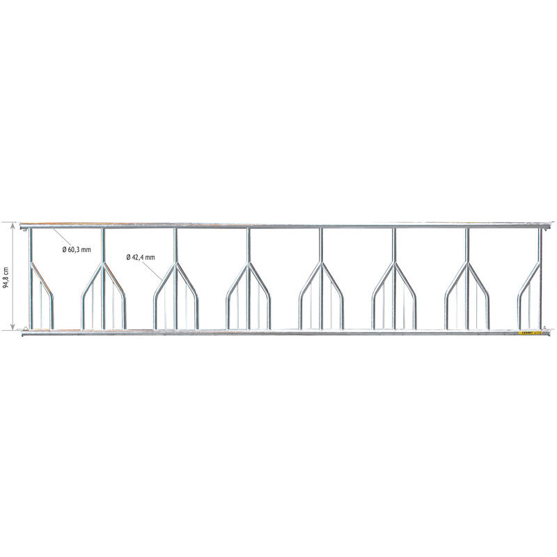 Tombstone feed panel - 5 m/7 spaces Tombstone feed panel - 5 m/7 spaces