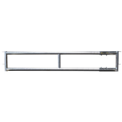2-rail (Ø 88 mm) feed panel - 4 m