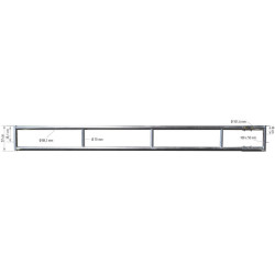 2-rail (Ø 88 mm) feed panel - 6 m 2-rail (Ø 88 mm) feed panel - 6 m