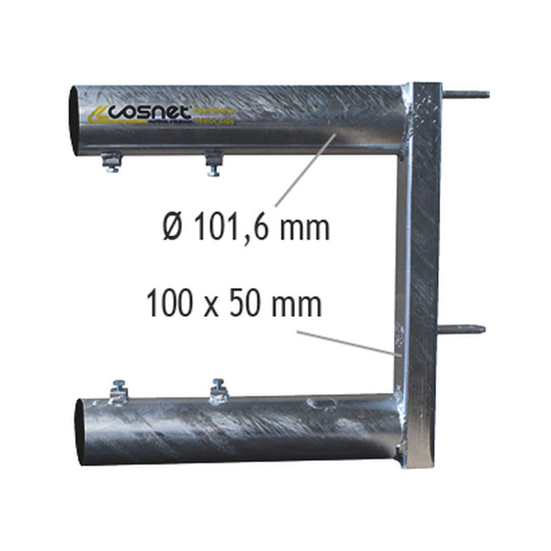 End for 2-rail feed panel - Ø 88 mm End for 2-rail feed panel - Ø 88 mm