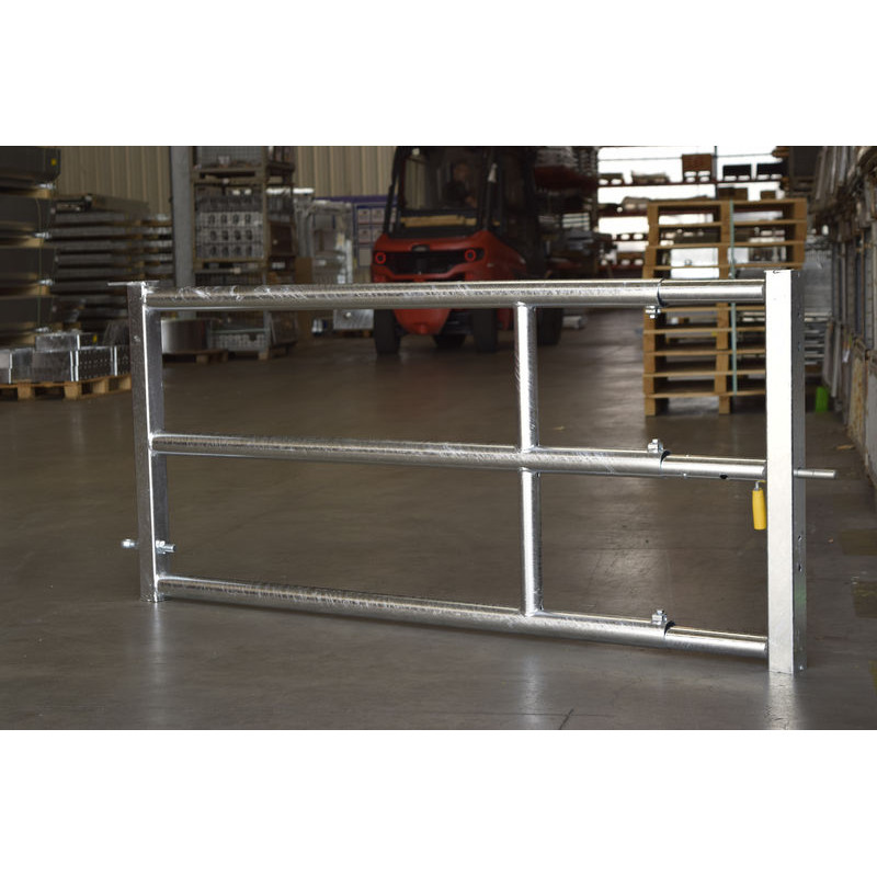 3-Rails extendable gate ø60,3mm H.0,79M for manure robot - 2/3 m