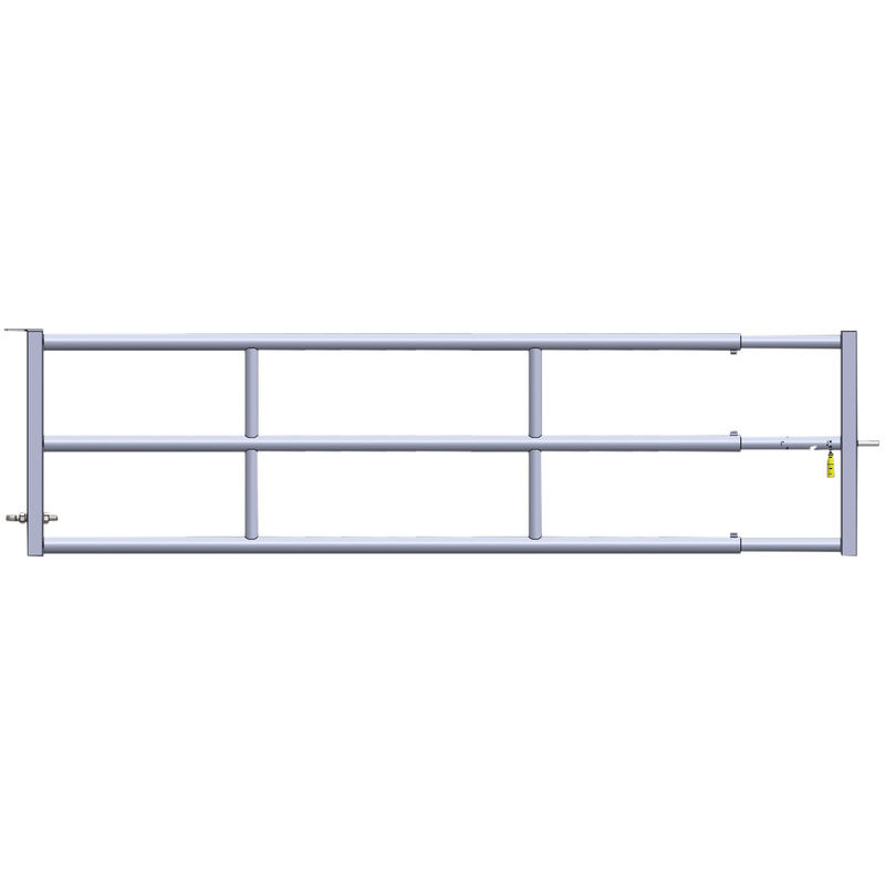 3-Rails extendable gate ø60,3mm H.0,79M for manure robot - 4/5 m