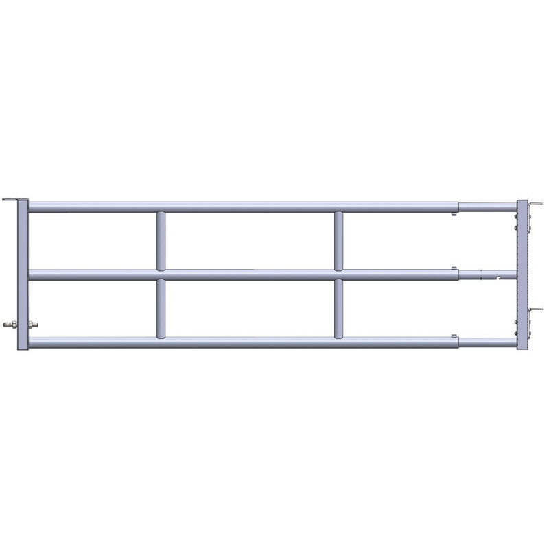 3-rail extendable panel Ø 60 mm H. 0.79 m for passage of scraper robot - 4/5 m