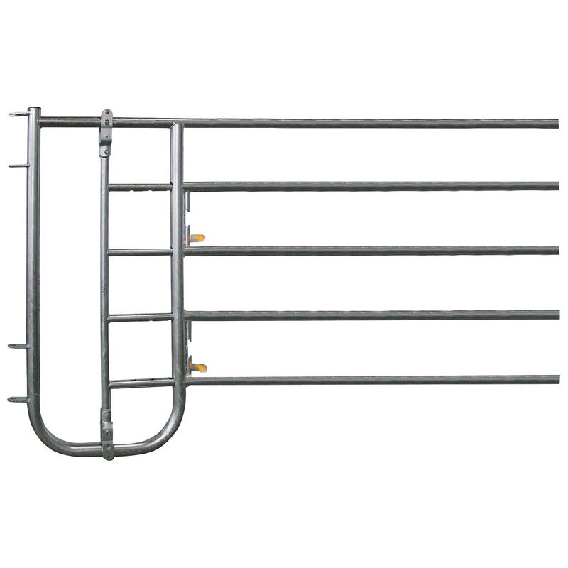 5-rail front end with man/calf passage gate H. 1.15 m 5-rail front end with man/calf passage gate H. 1.15 m