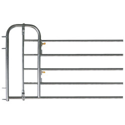5-rail front end with man/calf passage gate H. 1.15 m 5-rail front end with man/calf passage gate H. 1.15 m