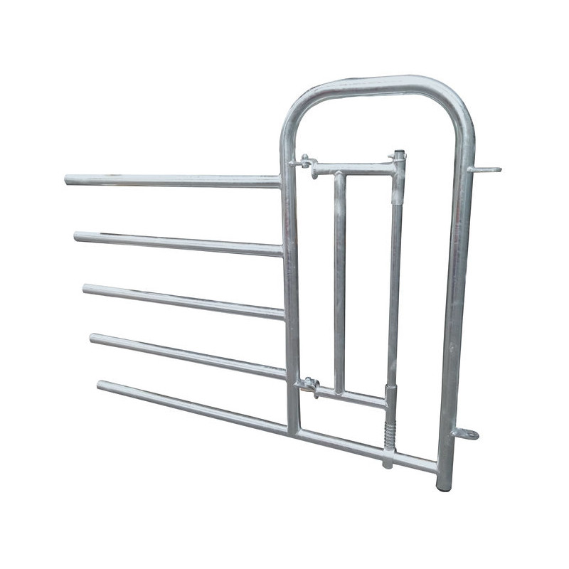 5-rail front end with man passage gate for stall barrier H. 1.15 m 5-rail front end with man passage gate for stall barrier H. 1.15 m