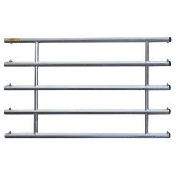 Extendable 5-rail unit- length 1 m for barrier