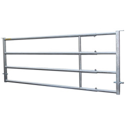 4-rail rear panel for 2/3 m stall barrier