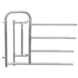 4-rail front end with man passage gate for stall barrier H. 1.15 m