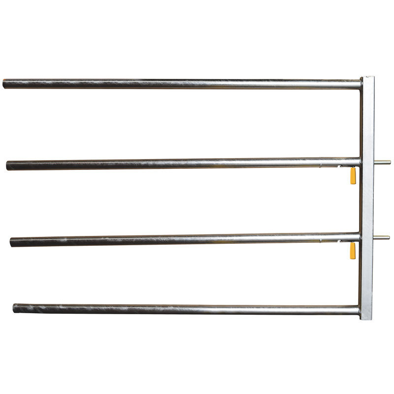 4-rail (Ø 48.3 mm) front end with two easylock automatic latch