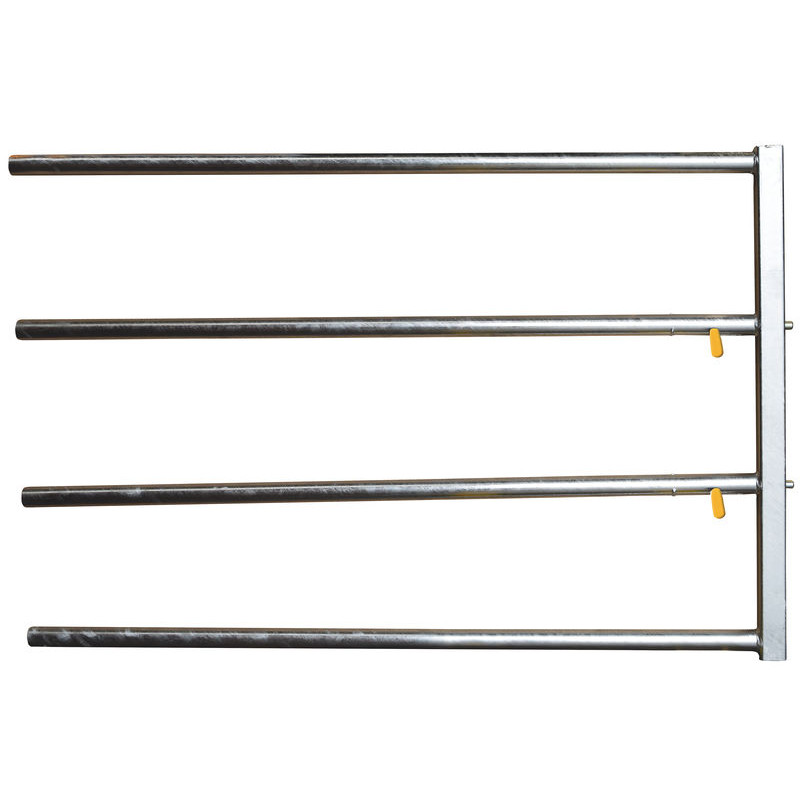 4-rail (Ø 48.3 mm) front end with two easylock automatic latch