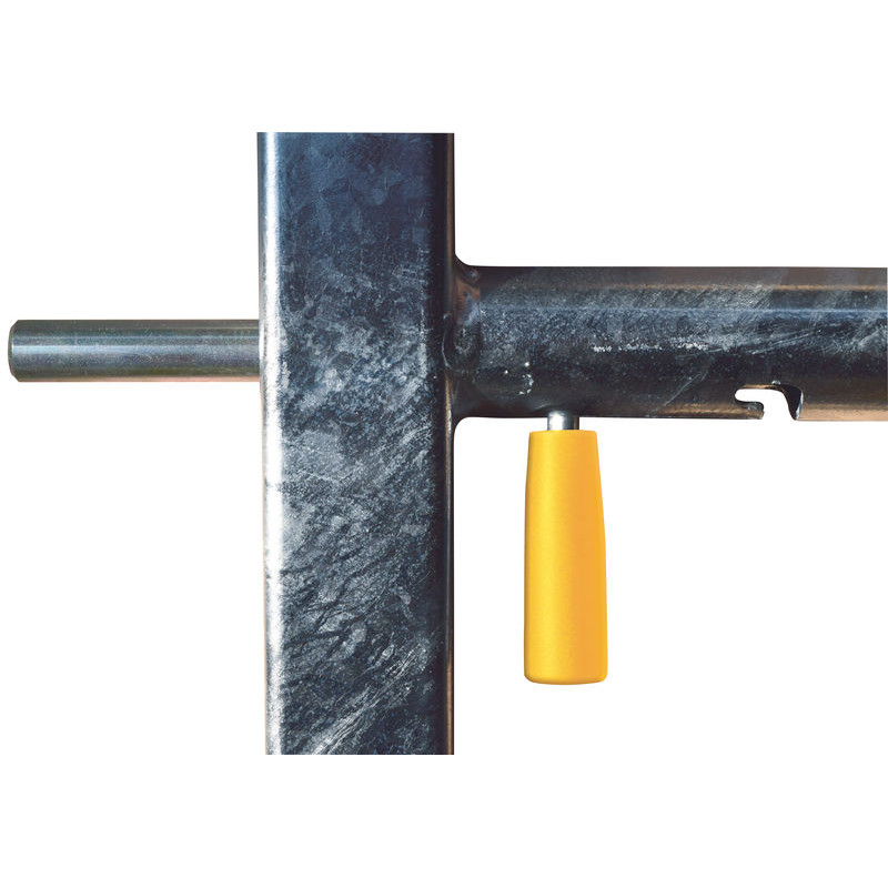 4-rail (Ø 48.3 mm) front end with two easylock automatic latch