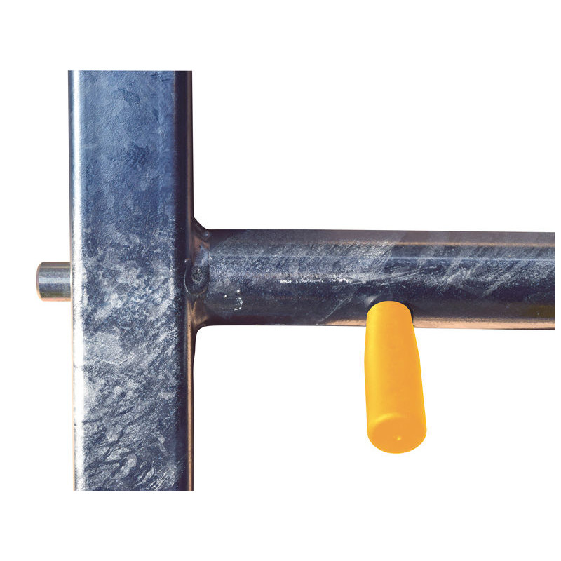 4-rail (Ø 48.3 mm) front end with two easylock automatic latch