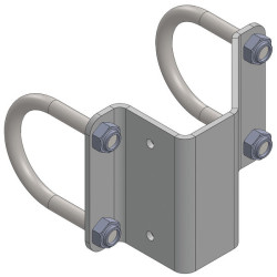 Support for non-return gate stopper