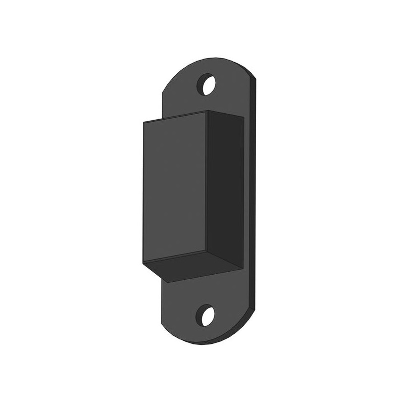 Extendable 2-rails anti-backing gate for animal opening or corridor