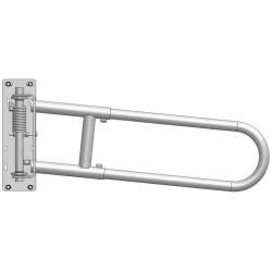 Extendable 2-rails anti-backing gate for animal opening or corridor