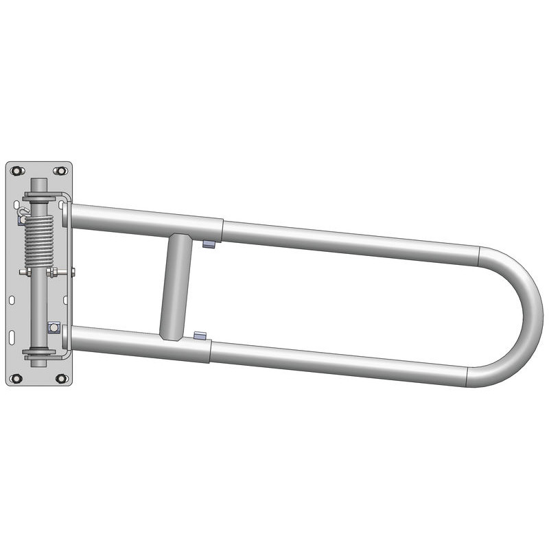 Extendable 2-rails anti-backing gate for animal opening or corridor