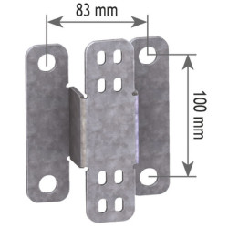 Wall fastening for SECURIPASS gate