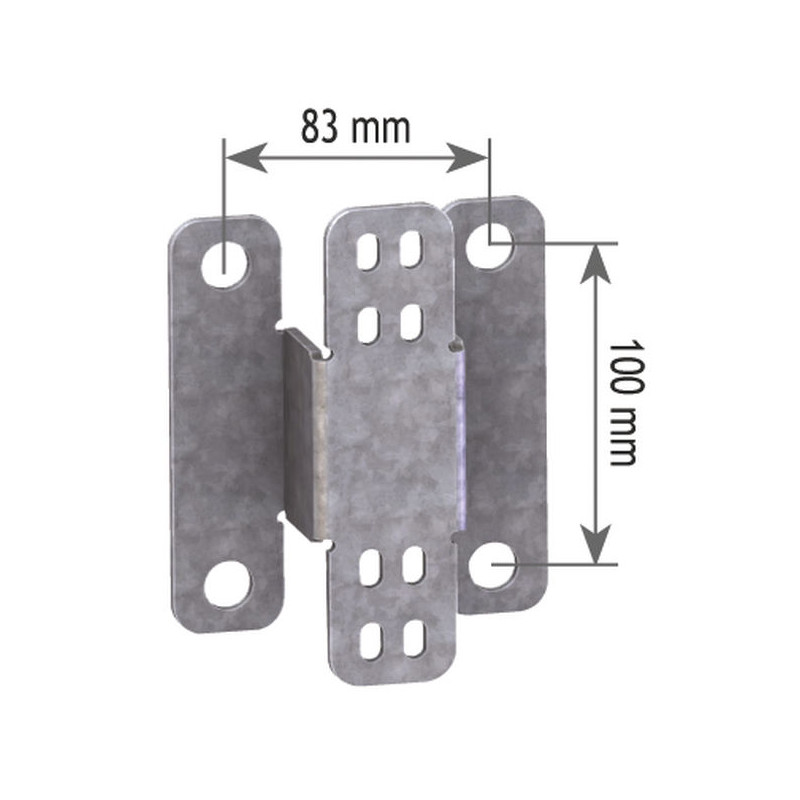 Wall fastening for SECURIPASS gate