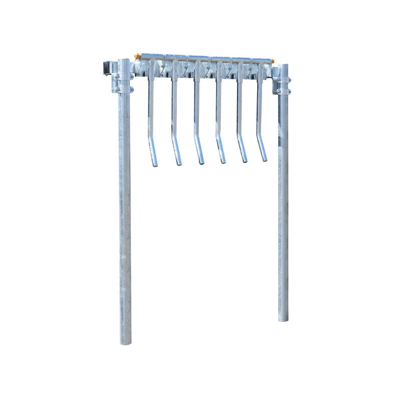 Finger gate unit with Ø 102 mm post to embed