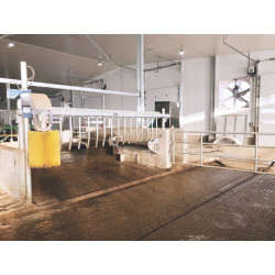 Finger gate unit with Ø 102 mm post to embed