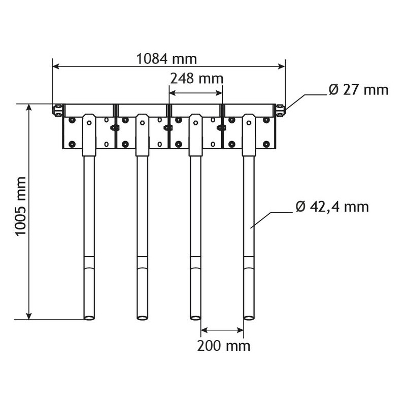 Finger gate for animal opening front end