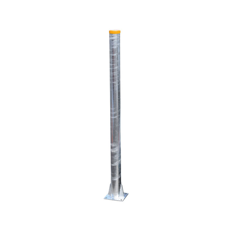 Ø 102 mm bared post on plate - H. 1.68 m - Thick. 4 mm Ø 102 mm bared post on plate - H. 1.68 m - Thick. 4 mm