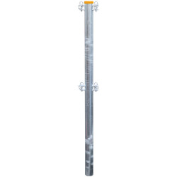 face-to-face 2-way post - Ø 102 mm - to embed