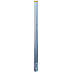  Ø 102 mm bared post to embed - H. 1.68 m - Thick. 4 mm