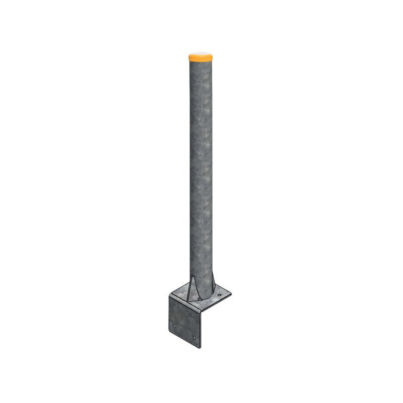 Ø 102 mm bare post on plate pour pose sur muret