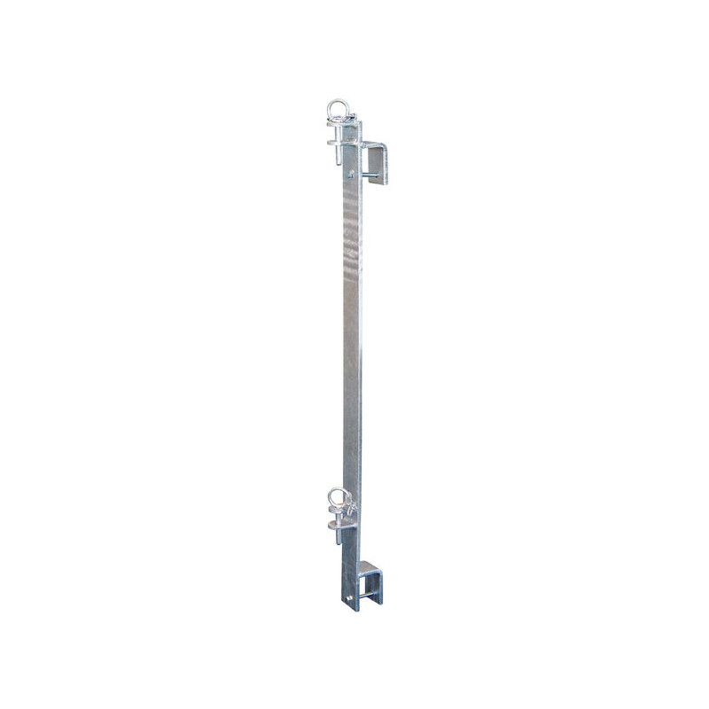 Double fastening flat bracket
