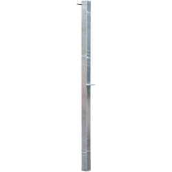 Fastening post for tilted headlock panel
