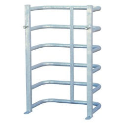 Single tube supports and protection for Polybac and Polytherme