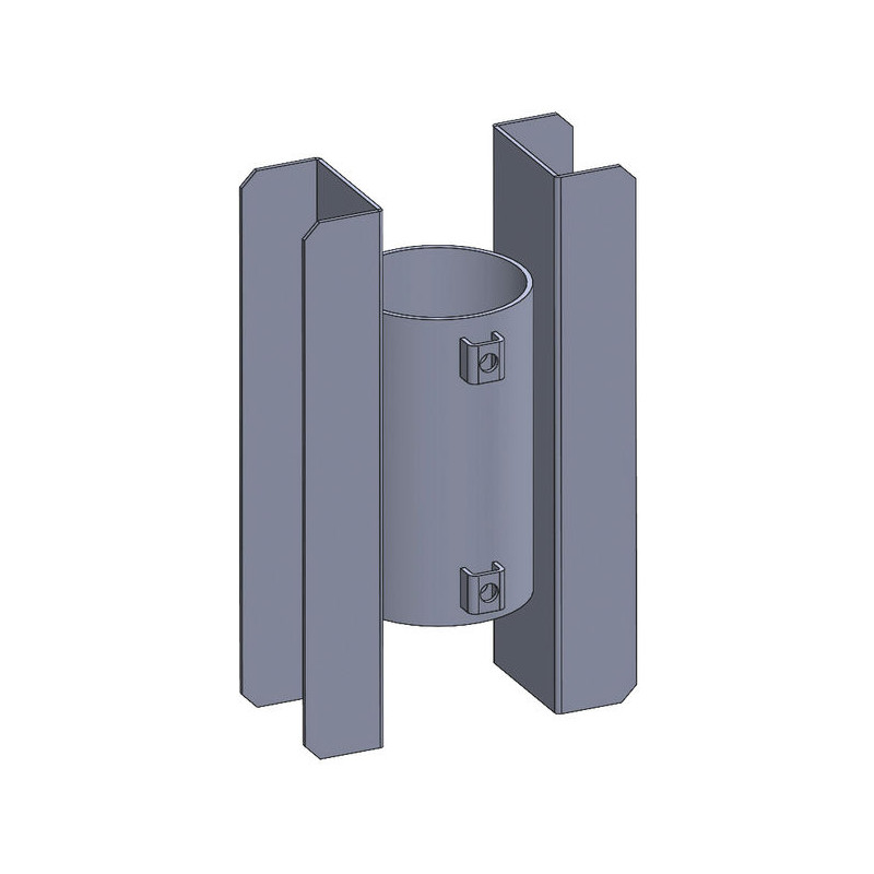Face-to-face 2-way bracket for joist support