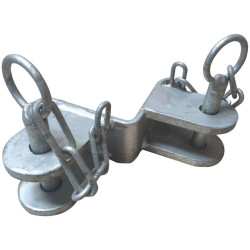90 x 90 mm 2-way 1/2 square bracket