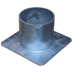 "ISOPROTEC" cover for sleeve for round posts