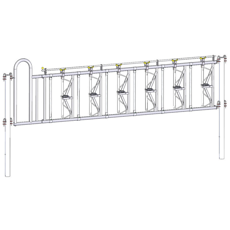 Comfort SR headlock panel - 4.40 m/6 spaces